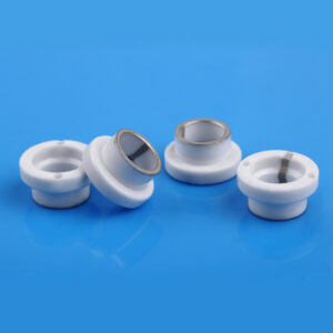 Customized high voltage metallized ceramic ring insulator