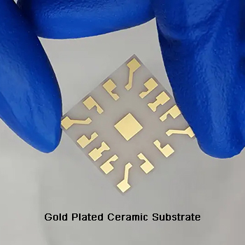 Ceramic Substrate with Gold Plating