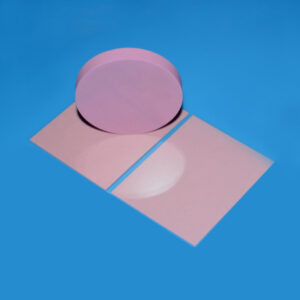 Lapped pink 94.4% alumina al2o3 ceramic substrate